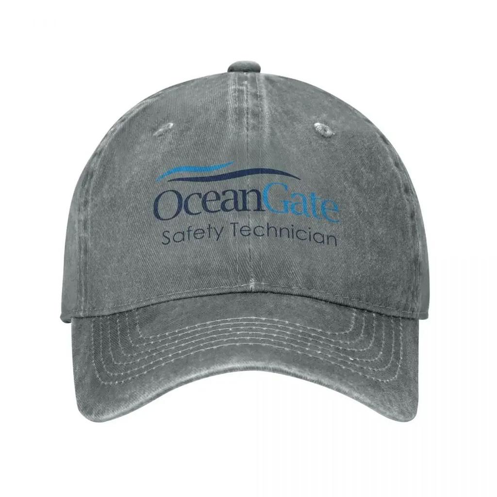 Винтажная бейсболка OceanGate Safety Technician в стиле унисекс, состаренная, выстиранная, для улицы, всесезонные дорожные шляпы, кепка