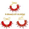 Decorative New Year Pet Collar Lace-up Style Pet Saliva Towel Pet Wedding Items  Take Photos