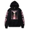 Japan Anime Demon Slayer Graphic Printed Hooded Women Hoodies Long Sleeve Plus Size Sweatshirt Harajuku Casual Girl Clothes Tops