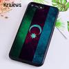 Мягкий чехол для телефона Krajews с флагом Азербайджана для iPhone 14 5S 6S 7 8 plus X XR XS 11 12 13 pro max Samsung Galaxy S21 S22 ultra