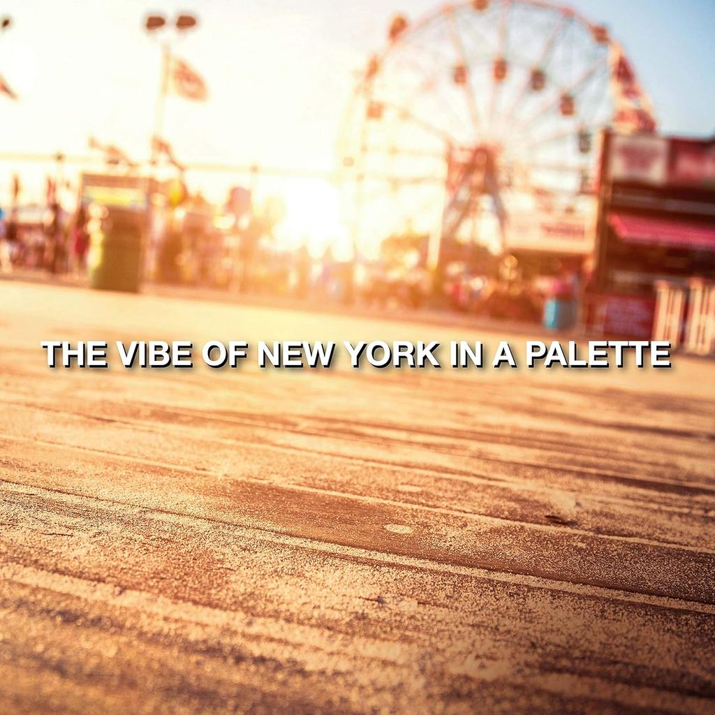 Maybelline Палетка теней для век New York 6 хорошо растушевывающихся оттенков Полупрозрачный финиш City Mini Coney Island Pops