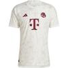 Adidas Fc Bayern 23/24 Third Jersey Floral Print Round Neck Short Sleeve Soccer Shirt Player Version Away Men Tops Han-Jade-White IQ4059