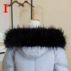 Faux Fur Scarf Warm Winter Hood Fur Decor Shawl Fake Fur Scarf Autumn Winter Women Coat Fur Collar Detachable Hat Accessories
