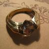 Men's Women's Vintage Bronze Color Punk Jewelry Ring for Party