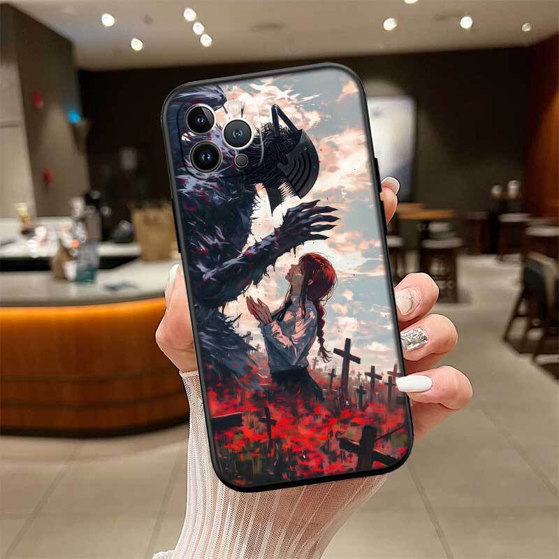 C-Chainsaws Denji Ударопрочный чехол для телефона для Redmi Note 8 8T 9 9A 9C 9T 9S 10 11 11S 10C 10X 10A 10T Pro Max Plus Prime