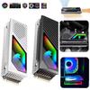 Алюминиевый ARGB радиатор для M.2 SSD M2 радиатор для жесткого диска с термосиликоновой прокладкой 5V 3Pin ARGB M.2 2280 NVME кулер для твердотельного накопителя