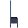 Planter with Trellis Blue Gray 80 x 40 x 142 cm PP