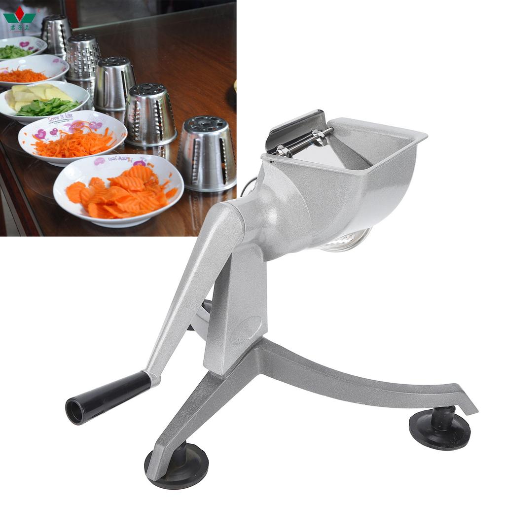 Многофункциональная ручная овощерезка-терка кухонный комбайн с 5 лезвиями из нержавеющей стали
