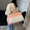 Trendy Water-Repellent Travel Bag with Shoe Compartment for Swimming and Fitness - Single Shoulder Crossbody with Large Capacity