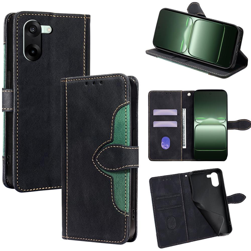 For OnePlus Nord CE5 5G/Ace 5 Racing 5G Case Leather Wallet Phone Cover with Straw Hat Magnetic Clasp