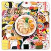 50 Cartoon Japanese Doodle Personality Cute Sushi Creative DIY Skateboard Suitcase Stickers Waterproof