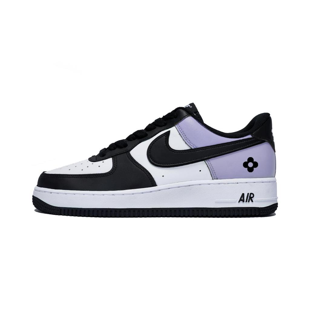 Nike Air Force 1 Iris Taro, Special Shoe Box Slip Resistant Low top Skateboard Shoes Men's White Purple DV0788-001(Team85-AS-BOX)