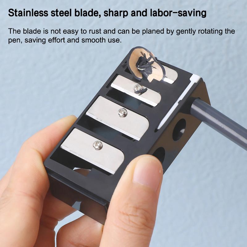 4 отверстия точная помада косметический карандаш точилка для бровей подводка для губ карандаш для глаз девушки подарок школьные принадлежности