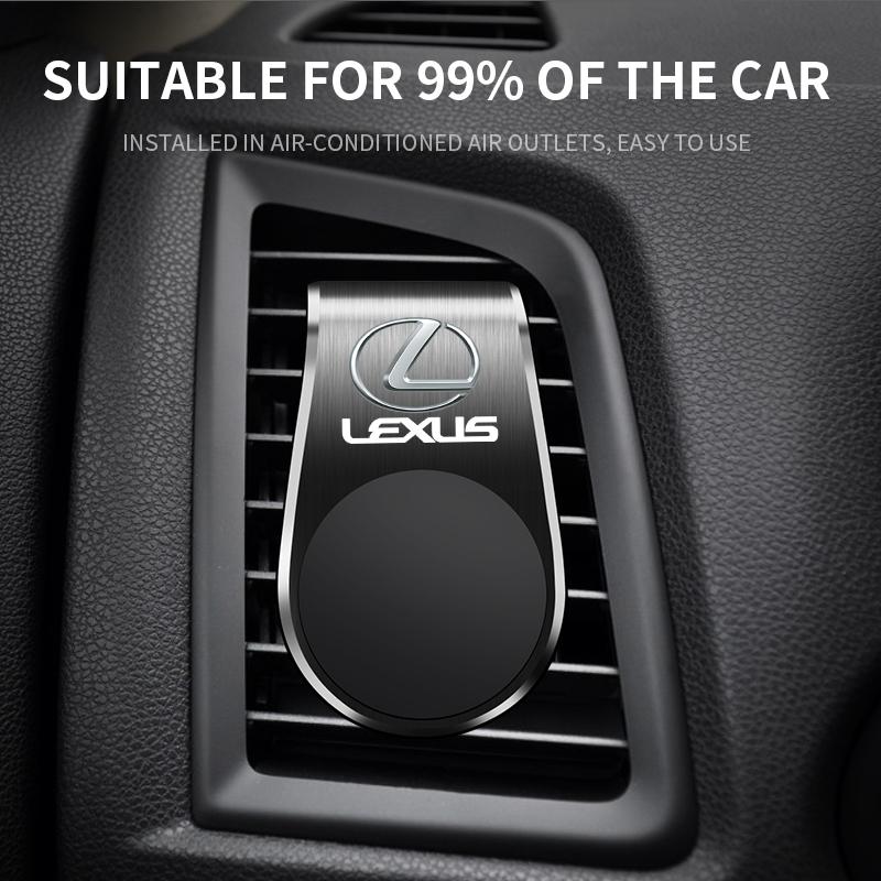 1Pcs Car Magnetic L-shaped Car Dedicated GPS Phone Holder For Lexus CT200H ES350 GX460 470 IS250 LS460 NX300 RX300 350 450H ADW1
