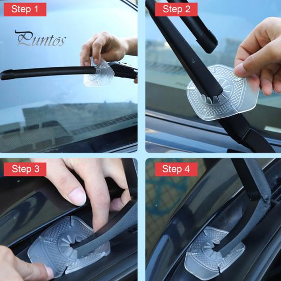 1 пара прочных термостойких компактных крышек для отверстий стеклоочистителей, автомобильные дворники, предотвращающие попадание мусора, аксессуары для лобового стекла автомобиля