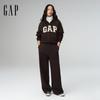 Gap Women's 2025 Autumn Fleece Embroidered Logo Wide-Leg Sweatpants