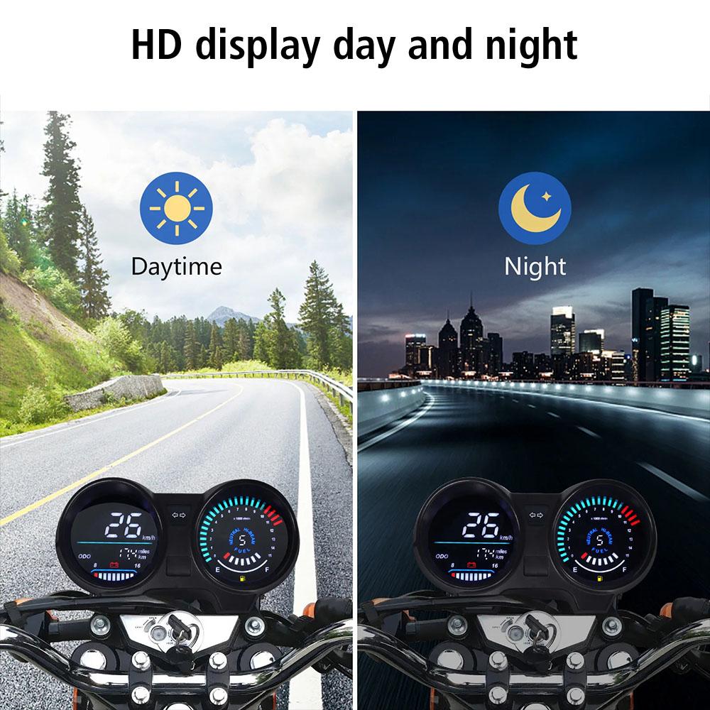 Цифровой спидометр для мотоцикла, светодиодный многофункциональный прибор для TITAN150, для Honda CG150 Fan150