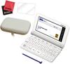 EX-word German Electronic Dictionary 4-Piece Set [XD-SX7100, Electronic Dictionary Case (Off-White), Screen Protector, and Cloth]