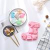 Handmade Baking Pan Soap Mould Bell Snowman Tree Sock Shape Christmas Theme Silicone Mold 7 Cavity