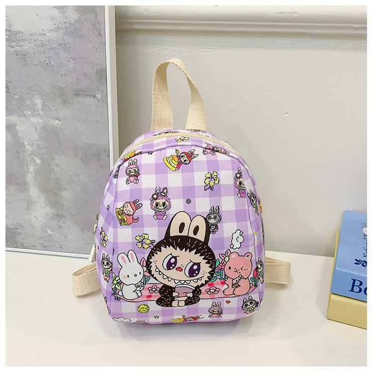 Labubu School Bag New Bag Cute Cartoon Small School Bag Casual Trend Versatile Backpack