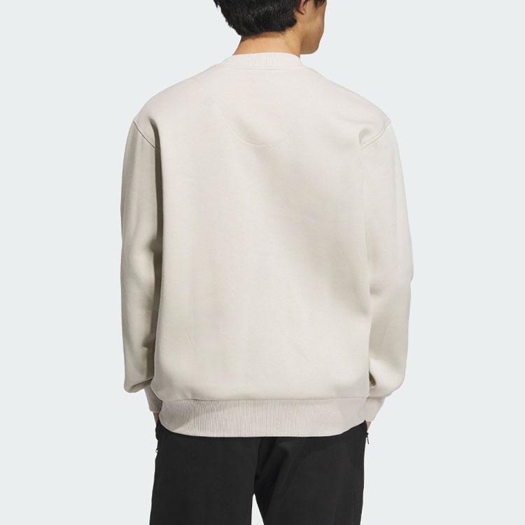 Adidas Толстовка Lounge с однотонным логотипом, мужские топы, прозрачно-коричневый IP4983