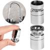 360-Degree Rotate Water Faucet Aerator Faucet Aerator Silver