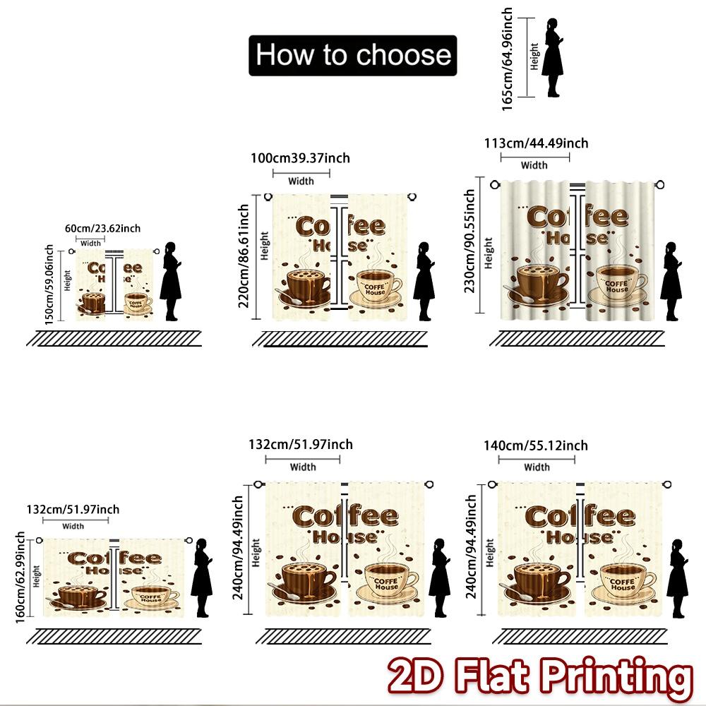 2D плотный Фотофон Ткань для фона Кофейные чашки и зерна 100% Полиэстер Праздничные фоны Использование для наружного освещения