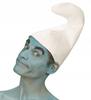 Smurf Leprechaun Gnome Hat White Costume Outfit