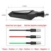 2 шт. мотоциклетные плавные указатели поворота супер яркие двухсторонние светодиодные указатели поворота и дневные ходовые огни 12 В для мото