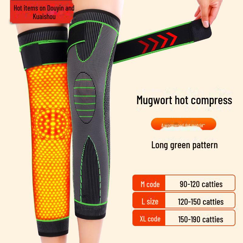 Наколенники с полынью для тепла — согревающие леггинсы для прижигания для пожилых людей в холодную погоду