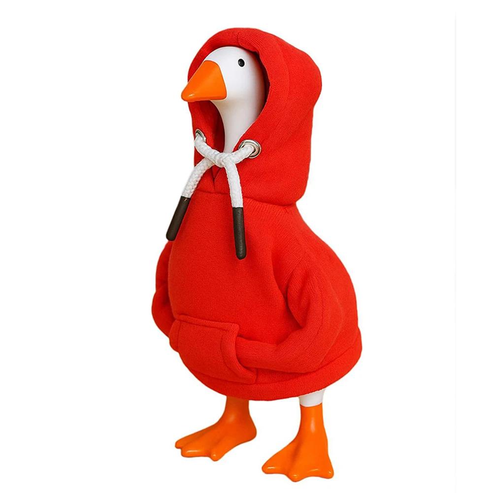 Тканевая толстовка для Desk Goose размером 7 дюймов сочетает в себе комфорт и долговечность, чтобы улучшить декор вашего стола игривым внешним видом
