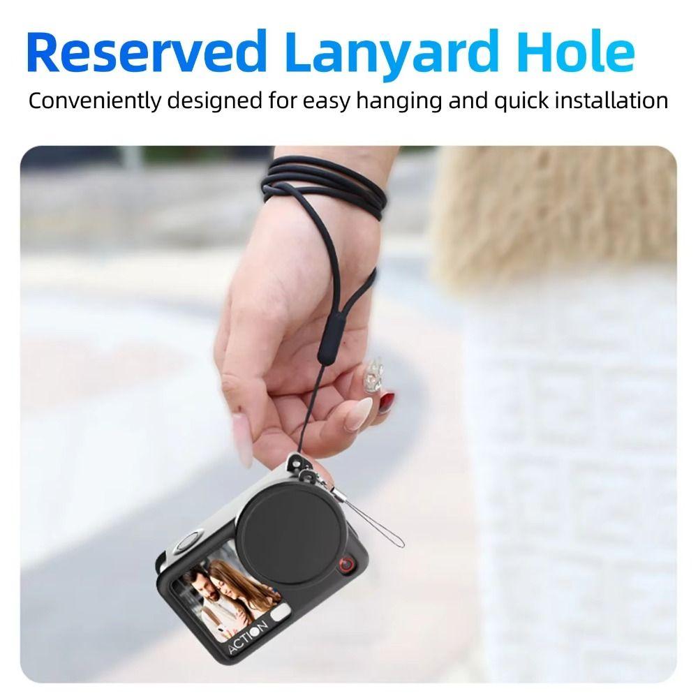 With Anti-lost Rope Protective Case Case Cover for DJI Osmo Action 6 Action Camera Accessories