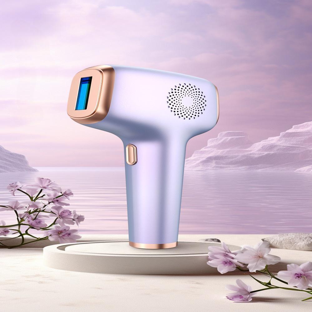 1 комплект лазерной эпиляции с функцией ухода за ледяным охлаждением для женщин Устройство для постоянного и безболезненного удаления волос для подмышек, ног, рук, линии бикини