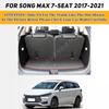 Car Trunk Mat For BYD Song MAX 7-Seat 2017 2018 2019 2020 2025 Custom Auto Interior Accessories Anti Dirty Luxury Leather Carpet