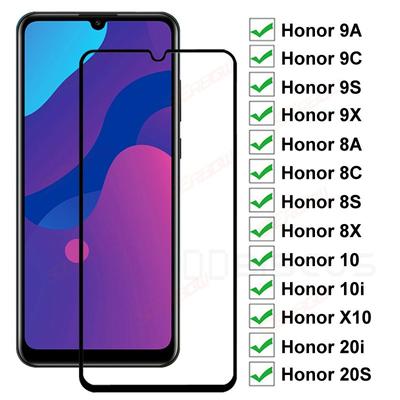 Защитная пленка для экрана из закаленного стекла для Honor 7A 7C 7S 8A 8S 8X 9A 9S 9C 9X 9 10 20 Lite 30i Защитная пленка Huawei P20 P30 P Smart Z Y5 Y6 Y7 Y6P Y8P