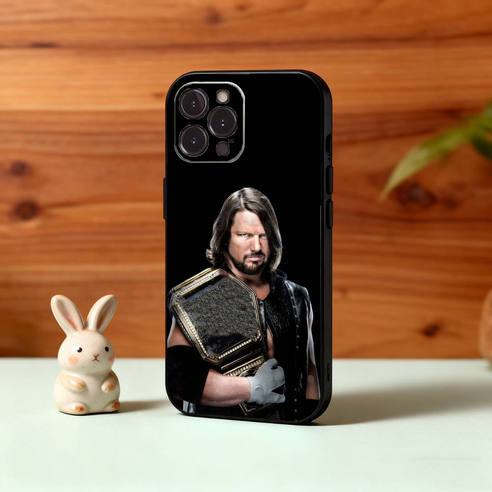Харизматичный Чехол Для Телефона A-AJ S-Styles Для iPhone17,16,15,14,13,12,Plus,Pro Max, 5G Другие Мягкий Черный Чехол