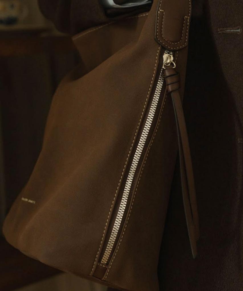 David Jones Bastille 2-в-1 Ведро Сумка-хобо Наплечная Замшевая Сумка Oxford Tan (Cm8447)