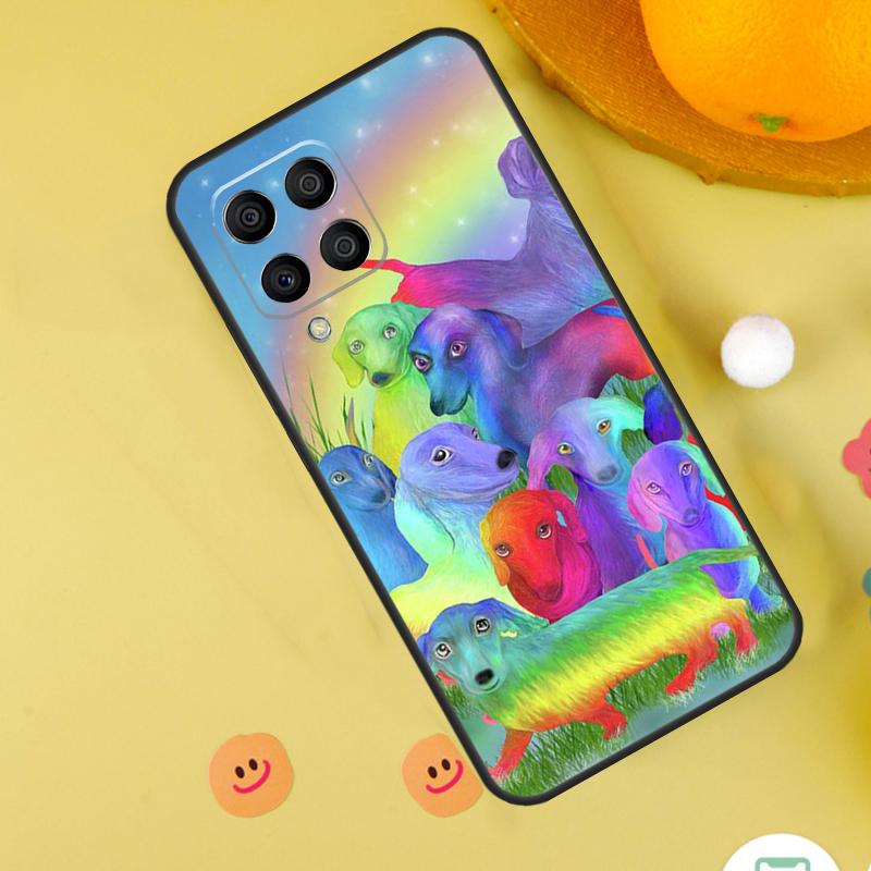 Мультяшный Чехол Такса Сосиска Для Samsung Galaxy M35 M33 M21 M31 M16 M36 M56 M53 M13 M12 M32 M52 M15 M55 M14 M34 M54