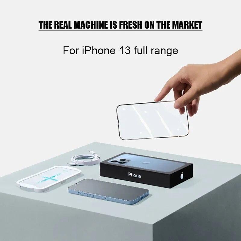 4 шт. полное покрытие из закаленного стекла для iPhone 14 11 13 12 15 Pro Max Mini XS X XR Защитная пленка для экрана iPhone 7 8 Plus 6 6S SE 2020