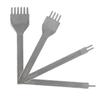 4pcss Hand Piercing Stitching Punching Tool Leather Row Hole Tool DIY Leather Craft Tools Holes Fork Row Hole Punch