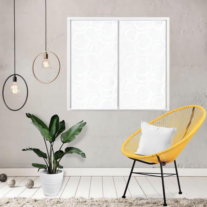 Pair of 45x90 Cm CIRCLE Curtains, by Soleil d'Ocre