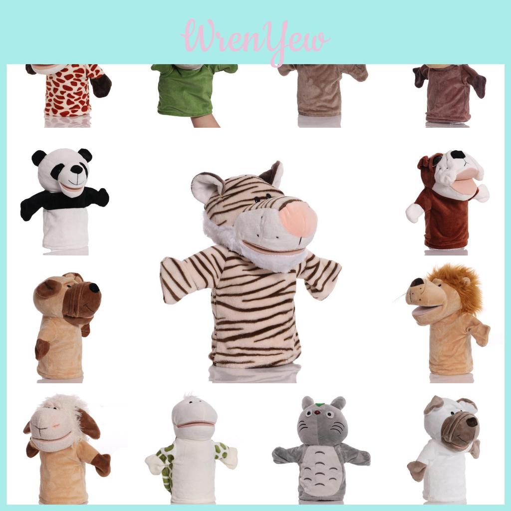 Delightful Plush Hand Puppets With Movable Mouths In Various Adorable Animal Styles