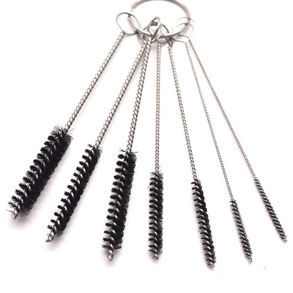 7 Pcs/set Nylon Brush Multi-Functional Tools Cleaning Brush Drink Straws Sewing Machines Paint Spray Guns Cleaning Brush