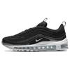 Air Max 97 Синтетическая кожа Устойчивая к истиранию Низкие детские кроссовки для бега Черный Подростковые AH9153-001