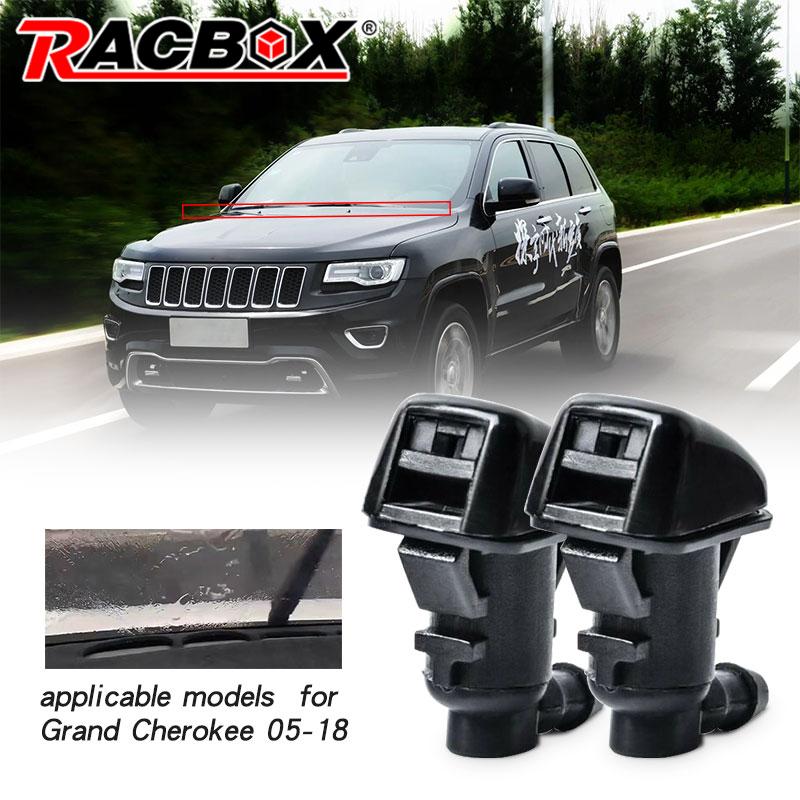 2pcs Windshield Wiper Spray Nozzle For Jeep Grand Cherokee 2011 2012 2013 2014 2015 2016 2017 2018 2019 2020 2021 68260443AA