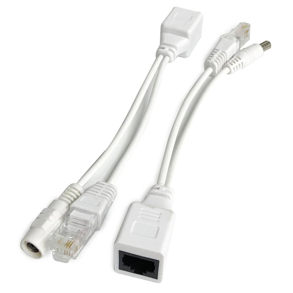 1Pair Пассивный PoE Инжектор и Разветвитель Комплект 12V PoE Инжектор и Разветвитель для Беспроводной Сети