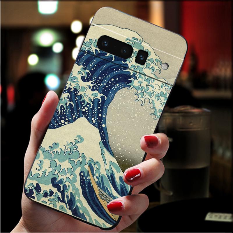 Чехол для телефона Google Pixel 7 Pro 7 6A 6 Pro 5A 4A 3A Pixel 4 XL Pixel 5 6 4 3 XL 3A XL 2 XL Funda японского искусства