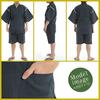 Pattern Only Available At Our Shijiraori Jinbei Jinbei Mitsudomoe [Edoten] [Original Store] (Navy Blue) (M, Navy)