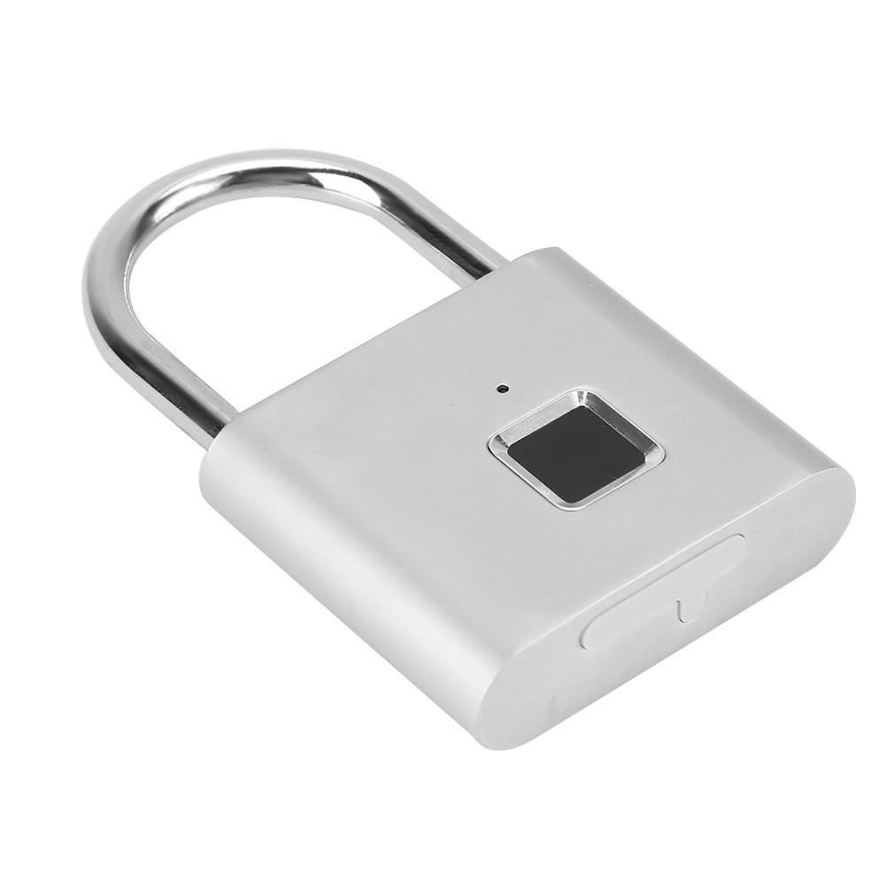 Металлический водонепроницаемый дверной замок без ключа с отпечатком пальца и USB-зарядкой