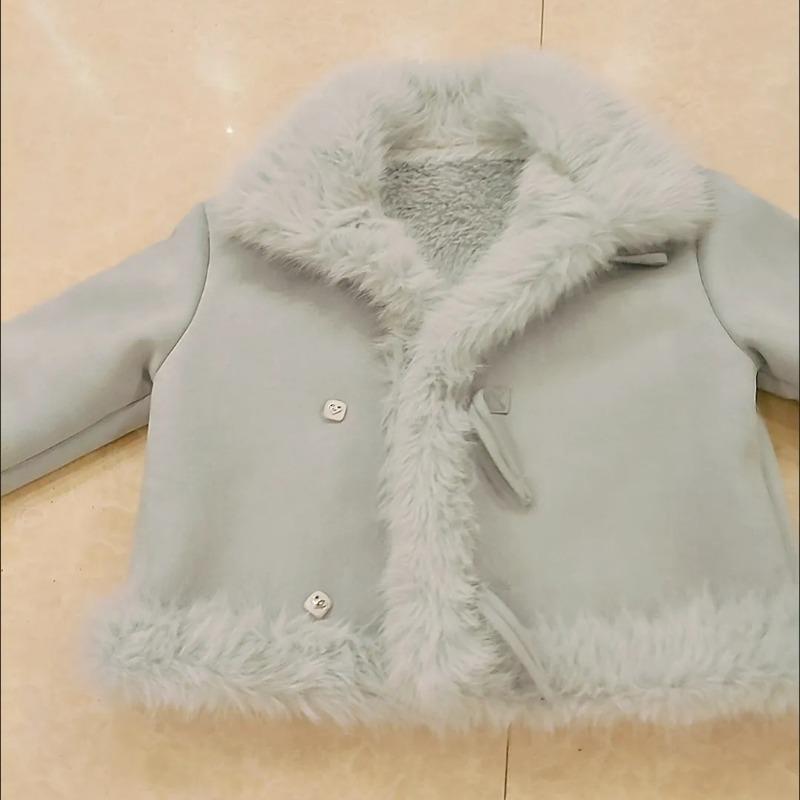 Зимнее удобное пальто оверсайз с флисовым теплом и универсальной верхней одеждой. Куртка